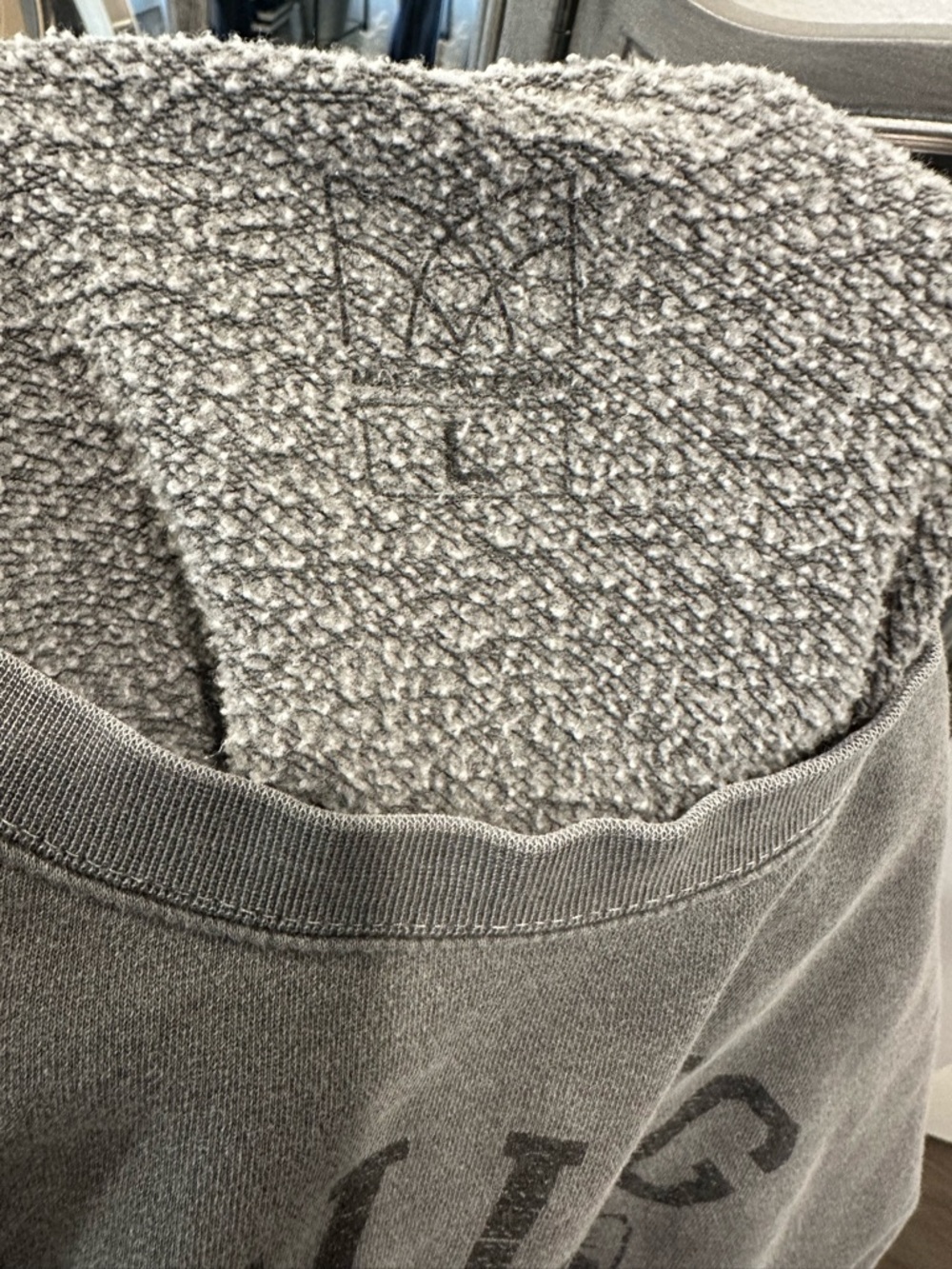 Living Fully Gray Graphic Crewneck Sweatshirt - Picture 2 of 3